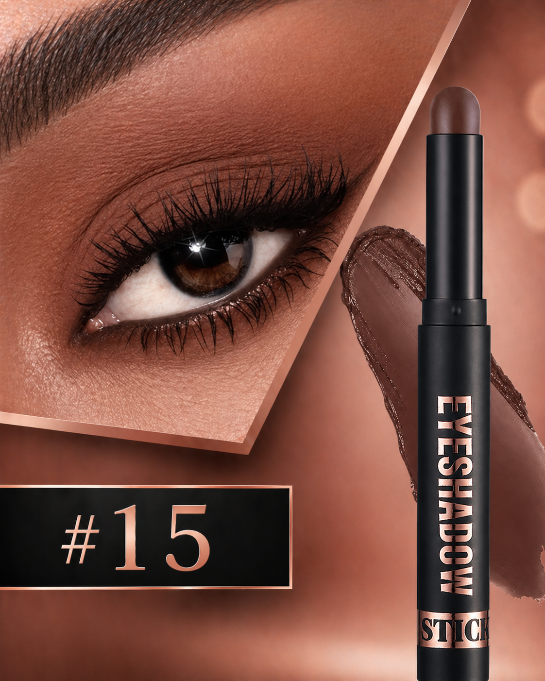SparkGlow Eyes Waterproof Cream Eyeshadow Stick