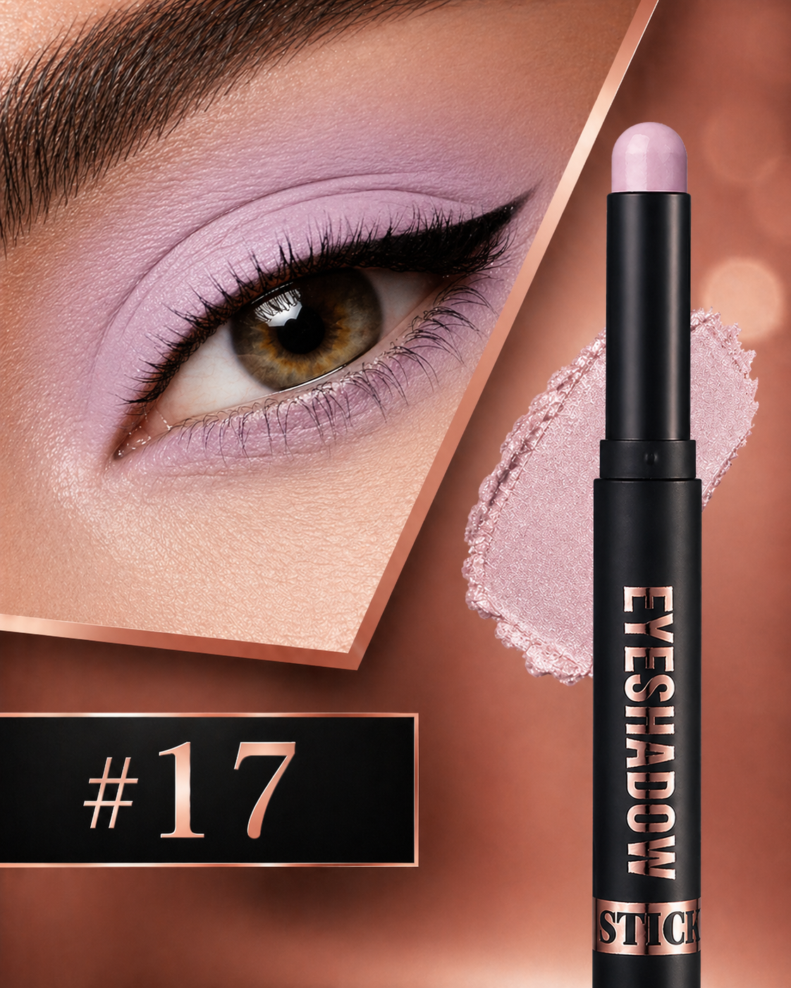 SparkGlow Eyes Waterproof Cream Eyeshadow Stick