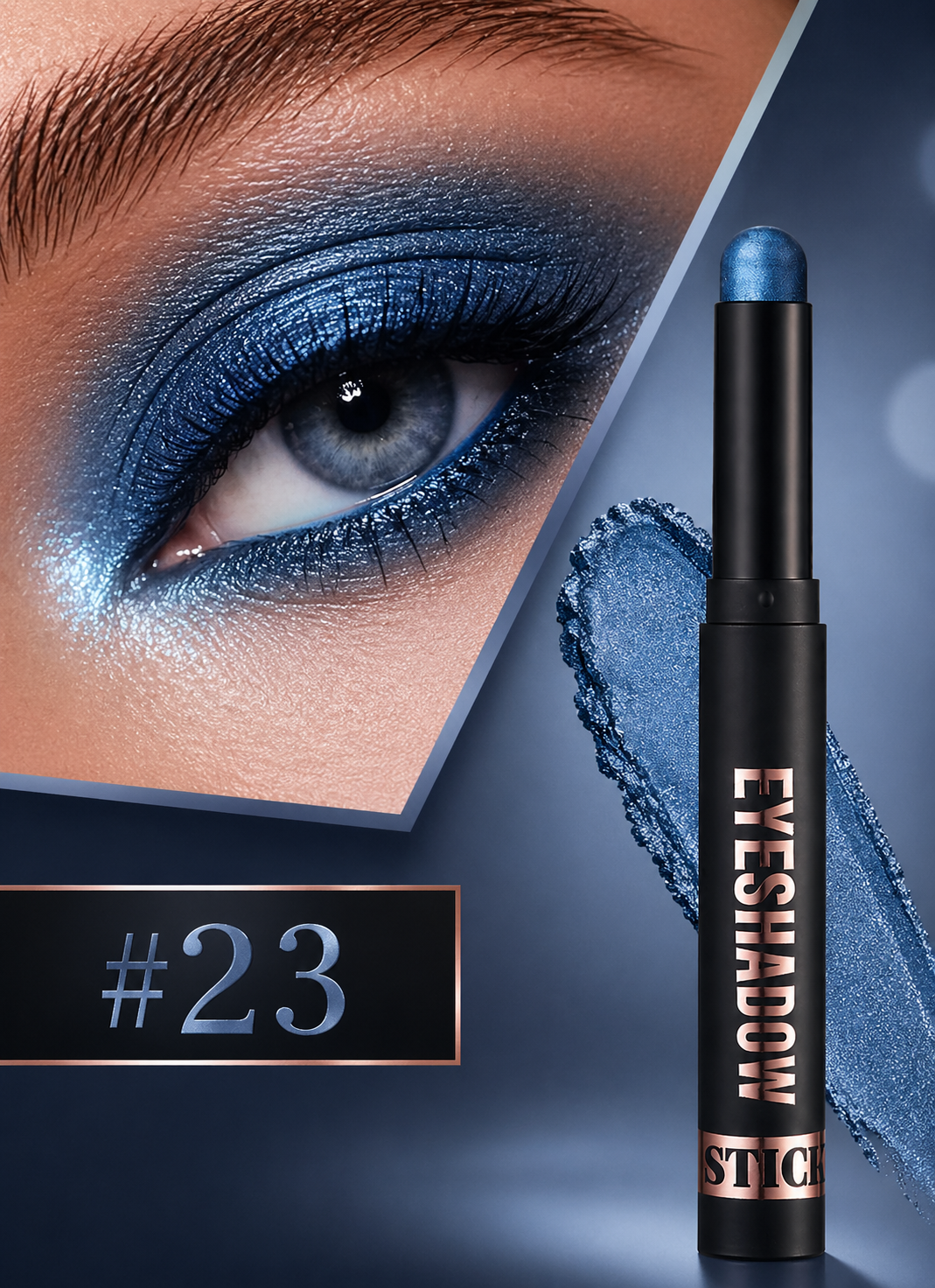 SparkGlow Eyes Waterproof Cream Eyeshadow Stick